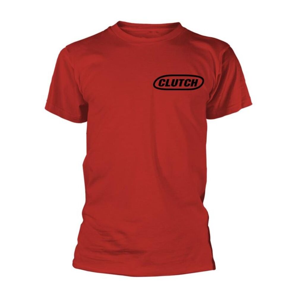 Clutch Unisex Adult Classic Logo T-Shirt / Red